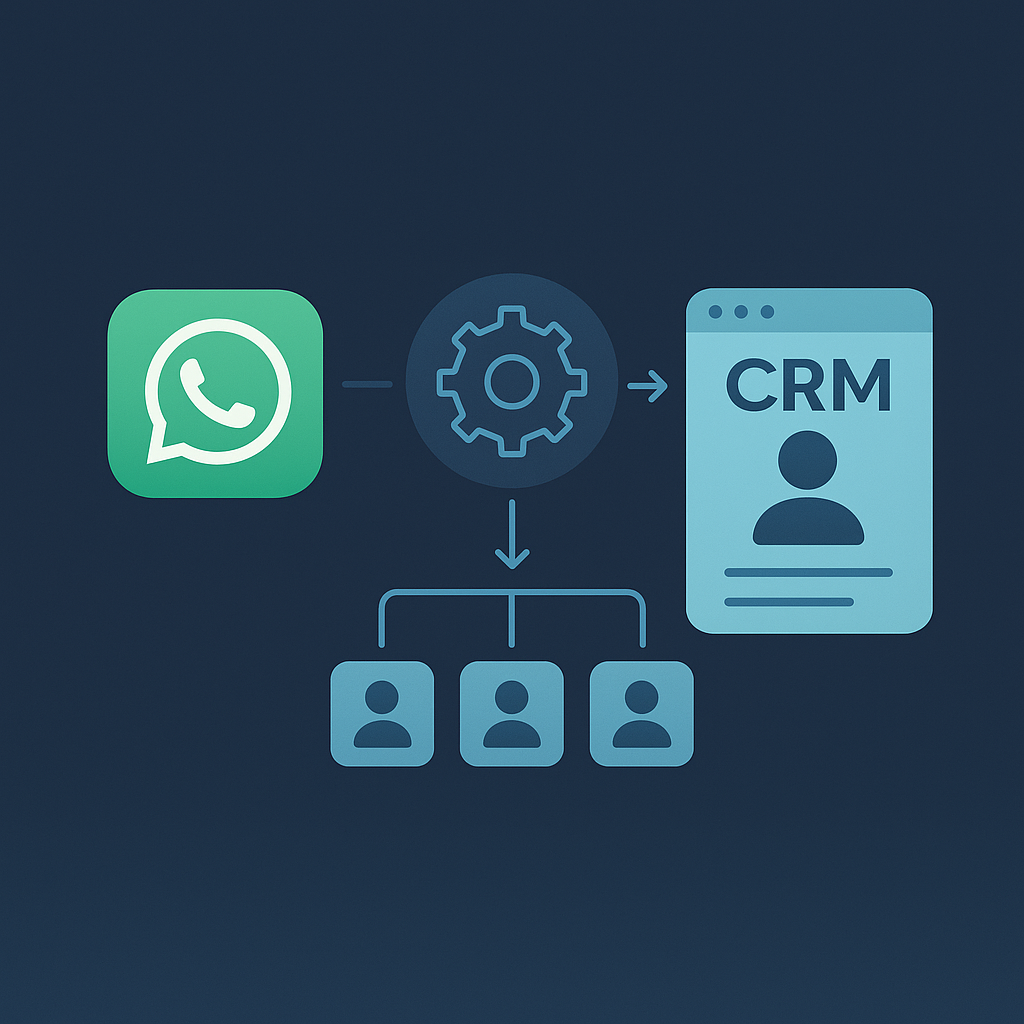 Automação WhatsApp CRM: salve leads no CRM sem esforço