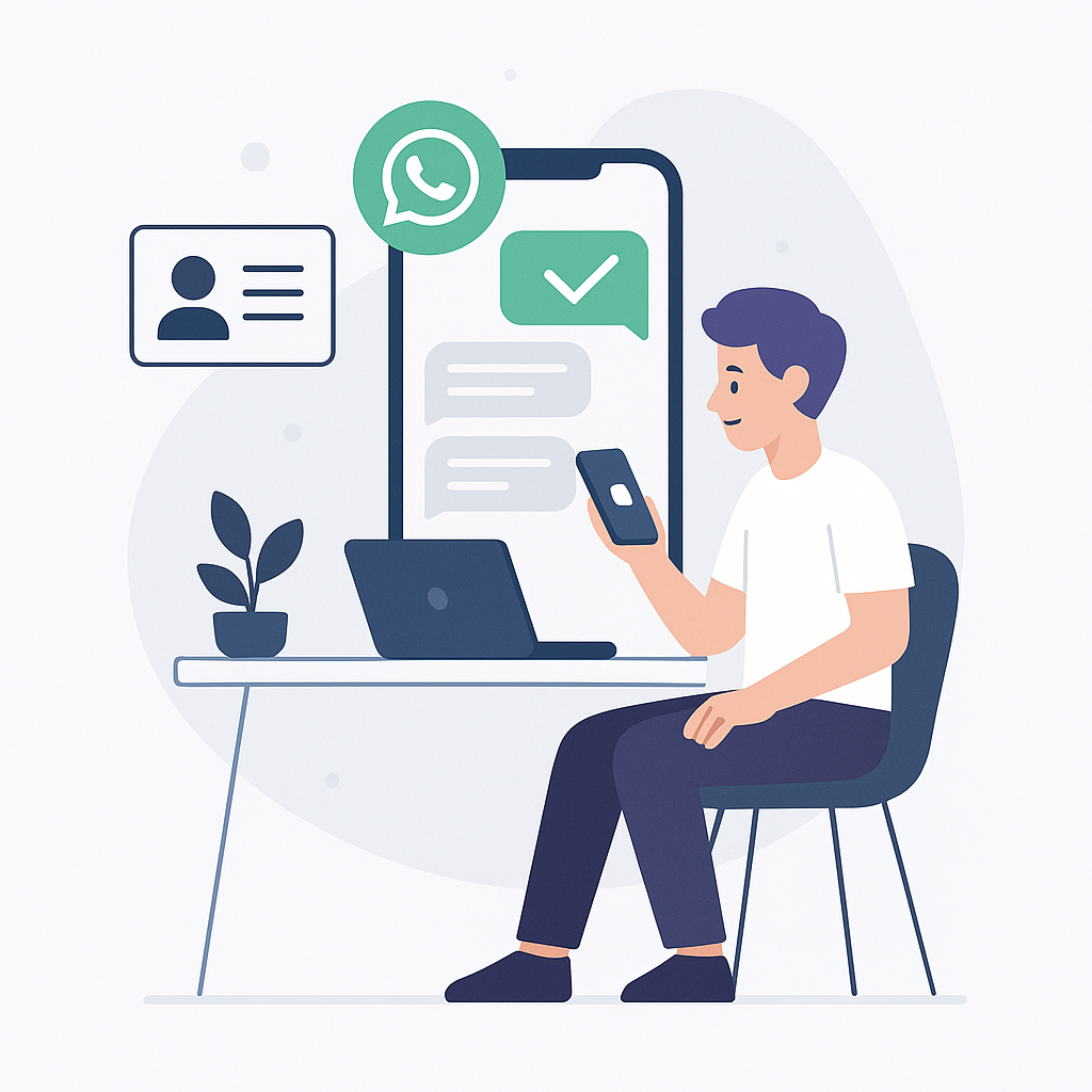 Onboarding automático via WhatsApp para novos alunos