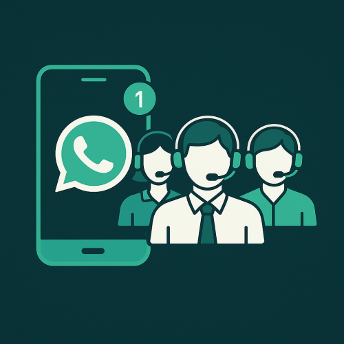 WhatsApp com vários atendentes: um número, toda a equipe