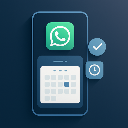 Agendamento automático no WhatsApp: integração com agenda para fechar reuniões