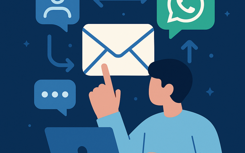 Reengajamento de leads: e-mail marketing e WhatsApp para reativar contatos antigos