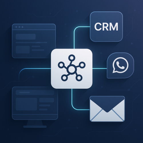 Automação com n8n para cursos: integre site, CRM, WhatsApp e e‑mail