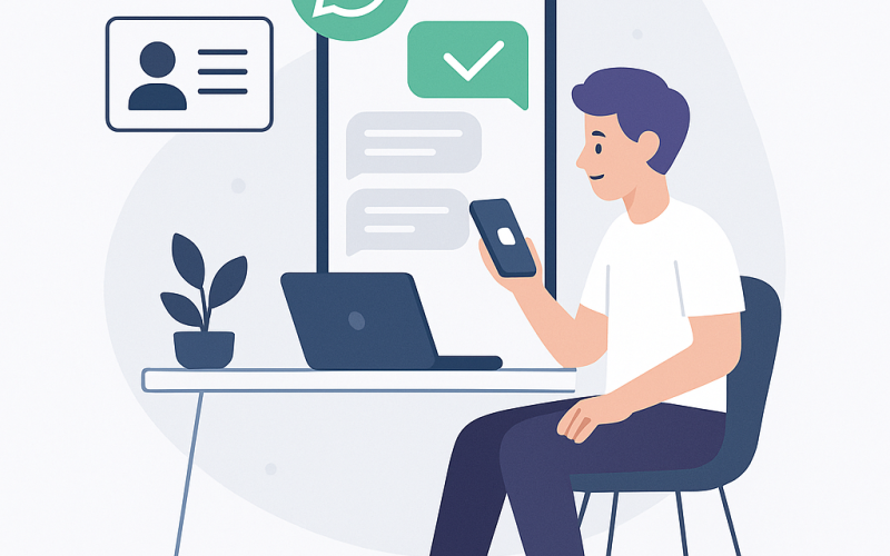 Onboarding automático via WhatsApp para novos alunos